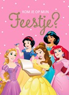 Uitnodiging kinderfeestje Disney prinsessen